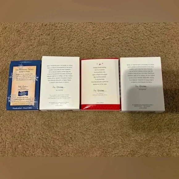 Lot Of 4 Hallmark Keepsake Peanut Collectors Series - Picture 3 of 11